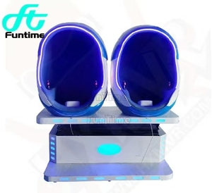 FunTime Arcade Games 2 Seat Egg 9D Amusement Ride 360 VR Cinema Motion Simulador <span class=keywords><strong>de</strong></span> realidad virtual Máquina <span class=keywords><strong>de</strong></span> <span class=keywords><strong>juego</strong></span> <span class=keywords><strong>de</strong></span> <span class=keywords><strong>disparos</strong></span> - Product Image 5