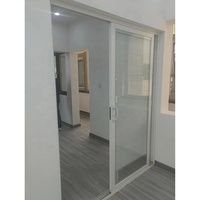 NUOXIN-Persiana corredera de vidrio de vinilo blanco de estilo americano, puerta de PVC, patio, puertas y ventanas correderas con persiana incorporada