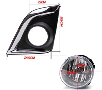 Ensemble de phares antibrouillard halogènes avant pour Isuzu DMAX 2016 2017 2018 2019 Accessoires