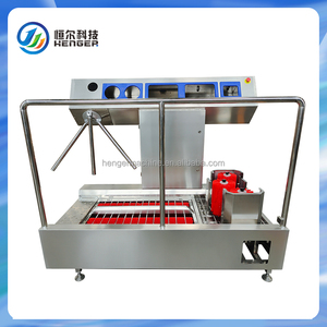 清洁设备鞋底清洗机手卫生清洗站带旋转门的洗衣机 - Product Image 4