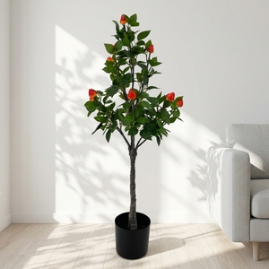 <span class=keywords><strong>Olivo</strong></span> Artificial con Tronco Removible de Plástico de 190 cm, Bonsái Artificial para Decoración de Hogar, Oficina y Hotel - Product Image 2