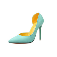 Fournisseur d'usine Chaussures à talons hauts à bout pointu pour femmes Chaussures Dernier design Chaussures à talons hauts couleur chair pour filles
