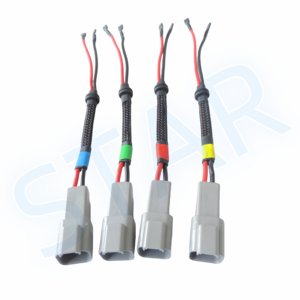 Arnés de cables de faros automotrices IAFT16949 OEM con conector Deutsch impermeable de 2 pines y 4 pines, 21, 1, 1, 2, 2, 1, 2, 2, 2 pines - Product Image 5