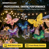 Drone LED Interattivo a Forma di Farfalla Bionica Momovalley per Lancio Prodotti Aziendali, Promozione del Marchio, Eventi Commerciali e Marketing