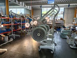 동물 의료 싱글 더블 헤드 수의사 수술 룸 조명 천장 그림자없는 LED 램프 외과 OT 수의학 수술 조명 - Product Image 2