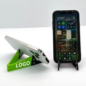 Factory Price Custom Adjustable Lazy V Shape Mobile <b>Phone</b> Holder Tablet <b>Stand</b> Plastic Foldable Portable Cell <b>Phone</b> Holder - Product Image 6