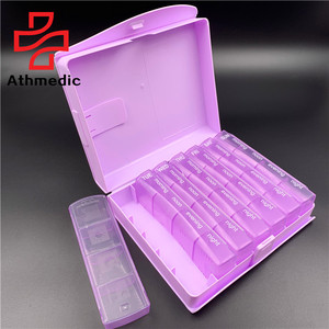 2025 Athmedic nueva calidad alimentaria guardería niños NIÑO 28 caso 7 días pastillero desmontable planificador organizador libro - Product Image 4