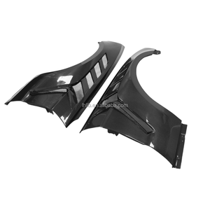 Élargisseurs d'ailes ventilés en fibre de carbone pour Ford <span class=keywords><strong>Mustang</strong></span> S197 (2010-2014) style GTD, ailes larges - Product Image 4