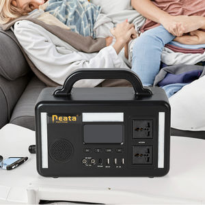 Neata Centrale électrique <span class=keywords><strong>portable</strong></span> 300W Générateur solaire pour ordinateur <span class=keywords><strong>portable</strong></span> Système d'alimentation par batterie électrique pour le camping et la voiture - Product Image 1