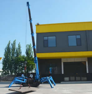 Piattaforma aerea mobile idraulica a braccio pieghevole per uso municipale, modello EPFC con cabina, per spazi ristretti, Shandong - Product Image 6