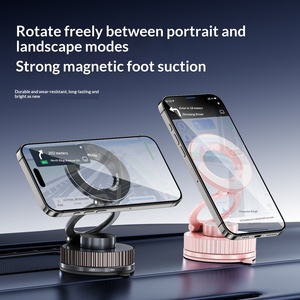 Foldable Desktop Phone <b>Stand</b> 360° Rotatable Strong Magnetic Suction Bracket Durable Universal <b>Car</b> Phone Holder - Product Image 4