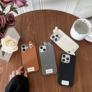 Custodia per Cellulare in Silicone TPU Antiurto con Gatto Colorato e Carino, Personalizzabile, per <span class=keywords><strong>iPhone</strong></span> 16 15 Pro Max 14 17 Air - Product Image 1