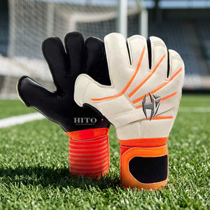 Professional American Football Goalkeeper Gloves Neoprene Latex Hand Grips Full Finger High Quality - Product Image 3