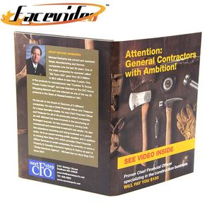 Bien conçu, <span class=keywords><strong>prix</strong></span> de gros, marketing, promotion, entreprise, personnalisé 7 pouces lcd, affiche vidéo, livre de brochures - Product Image 6