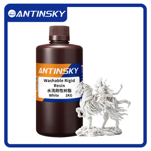 เรซิ่นแข็งสีเทา Antinsky สำหรับเครื่องพิมพ์ 3 มิติ DLP LCD 405nm 1 กก. ความแม่นยำสูง ล้างทำความสะอาดง่าย จัดส่งฟรีในยุโรป - Product Image 2
