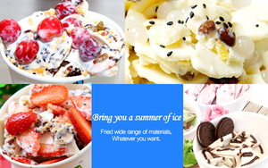 Tủ Lạnh Sữa Chua Ice Cream Roll Thiết Bị Maquina De Rollo De Helado Frito Thương Mại Mini Fried Ice Cream Máy Để Bán - Product Image 6