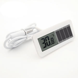 S-W11 termometer rumah tangga bayi energi surya, termometer Digital terpasang di dinding kulkas Mini Jendela luar ruangan - Product Image 3