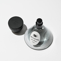 Maßgefertigte Luxus Konische Glas-Parfümflasche 50ml Leere Duftflasche mit Holzkappe Box-Verpackung OEM Individuelles Logo