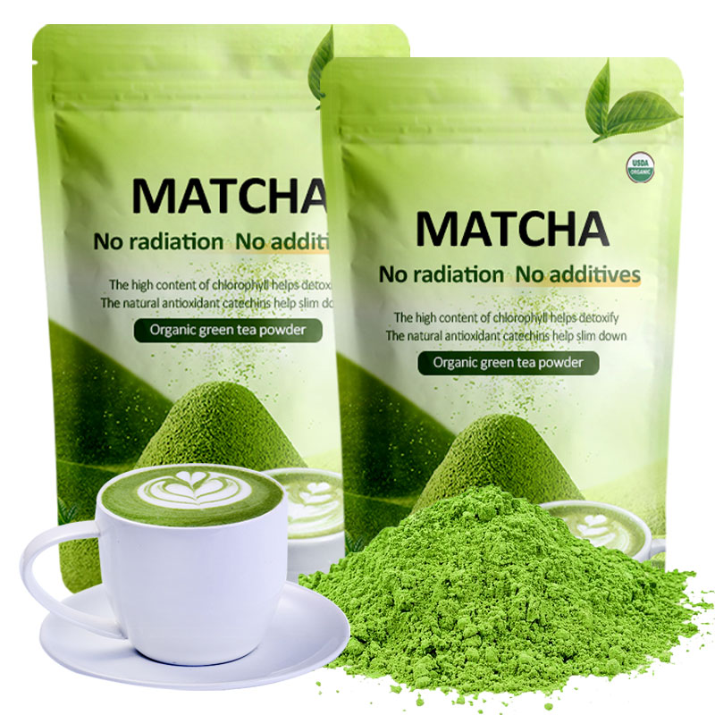 AMULYN label pribadi kimia organik bubuk matcha teh hijau matcha bubuk matcha Jepang murni