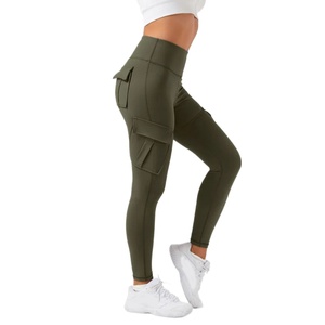 Pantalons de jogging ajustés pour femmes sur mesure Pantalons cargo élastiques de haute qualité pour femmes Pantalon de jogging pour femmes avec 4 poches - Product Image 3