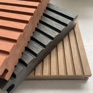 Durable <strong>Square</strong> Solid WPC <strong>Decking</strong> with Waterproof Groove Surface Traditional Design for Outdoor Garden - Product Image 6