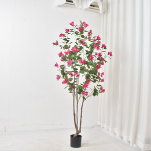 พืชจำลองกระถางทริลเลียมของตกแต่งในร่มต้นไม้ทริลเลียมไม้กระถางตั้งพื้น - Product Image 5