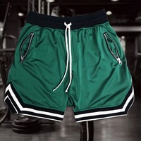 Wholesale Sublimation Cotton Polyester Sports Shorts Breathable Gym Mesh Basketball Men's Shorts Custom