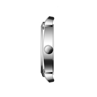 Cinturino italiano in vera pelle e cassa 316L SS quadrato da uomo guarda il movimento giapponese 100m waterproofU3041