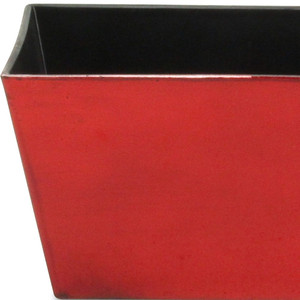 Fornitura da giardino per interni ed esterni HMS 8 \ "scatola rettangolare in plastica riciclata rossa - Product Image 4