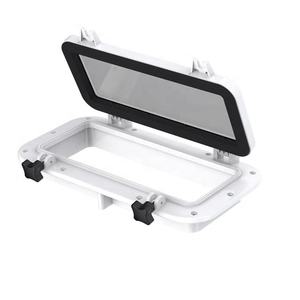 Marina barco yate RV Puerta <span class=keywords><strong>de</strong></span> plástico ABS Rectangular escotillas Puerto luces <span class=keywords><strong>de</strong></span> reemplazo impermeable Windows Puerto agujero - Product Image 4