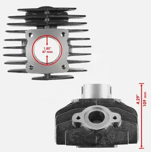 Silinder 80cc Kelas Atas untuk 1983-2006 YAMAHA Y-zinger PW 80 PW80 untuk Sepeda Motor Trail Y-zinger Roda Besar BW80 CY80 V80 Kit Silinder