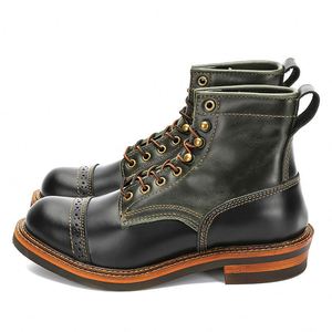 2025 New Trend Men's Leather <b>Boots</b> - Genuine Leather Mountaineering <b>Boots</b> for Autumn/Winter Ankle <b>Boots</b> - Product Image 3