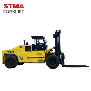 STMA shipping container descarregamento equipamentos empilhadeira 20t 25ton empilhadeira nova com motor Cummins