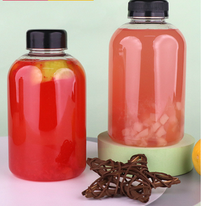 38 bottiglie di plastica trasparenti monouso da 500ml di tè al latte con coperchi per il succo di latte Soda caffè bevande energetiche - Product Image 2