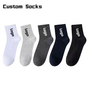 Men Cotton <b>Socks</b> Workout Training Hiking Walking Athletic Sports Crew <b>Socks</b> High Quality Wholesale - Product Image 1