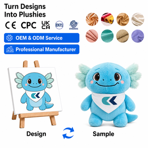 Peluche Personalizado de Axolotl, Mascota de Salamandra - Product Image 1