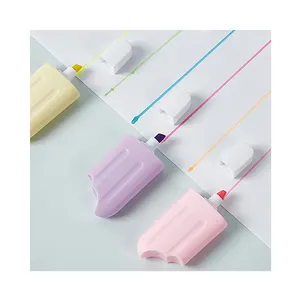 बर्फ-क्रीम आकार मार्क पेन Kawaii स्कूल की आपूर्ति स्टेशनरी प्यारा को उजागर कलम बच्चों को उपहार बच्चों कार्यालय आपूर्तिकर्ताओं कलम