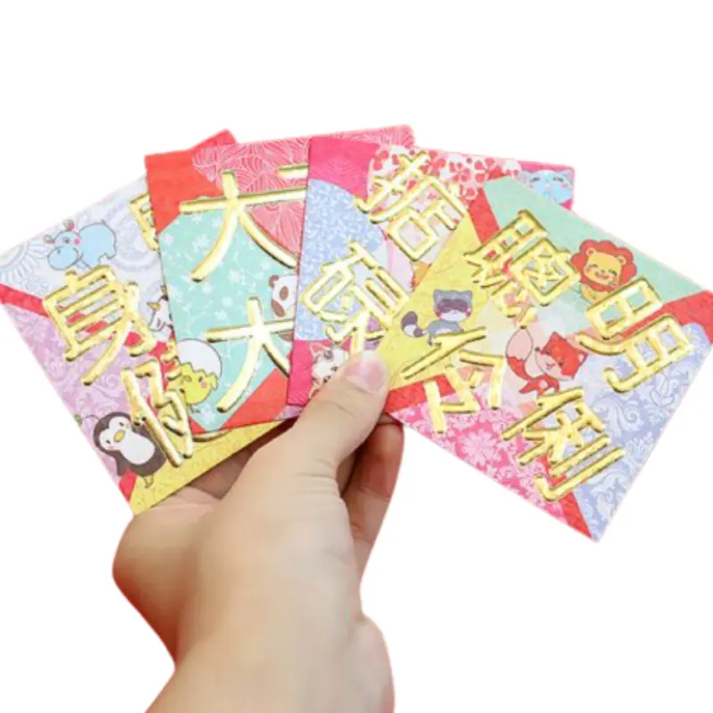 Manufacturer New Year Spring Festival beautiful Customization Red Envelope red packet Cartoon Lucky