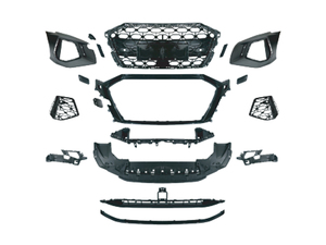 Parachoques Delantero para Audi A3 <span class=keywords><strong>2021</strong></span> Modificado a <span class=keywords><strong>RS3</strong></span> con Rejilla, Difusor Trasero y Tubos de Escape, Nuevas Piezas de Auto - Product Image 3