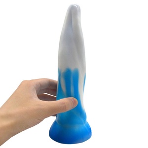 FAAK Dildo de Silicona Grande y Colorido, Tapón Anal, Juguetes Sexuales para Mujeres, Masturbador Femenino, Pene de Animal de Fantasía, Productos Eróticos - Product Image 1