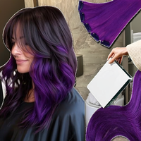 Extensiones de Cabello Humano Virgen de Primera Calidad al por Mayor, Mechones de Cabello Humano, Extensiones de Cabello de 5g y 10 Pulgadas
