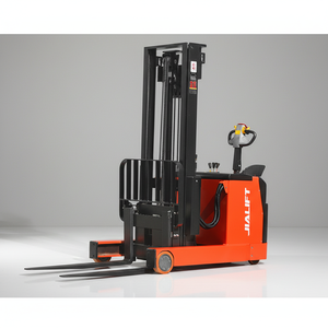 รถยกไฟฟ้า Jialift Q1516D แบบยกหน้า พร้อมตัวควบคุม  ความยาวงา 1100 มม. เสาไฮดรอลิก แบตเตอรี่ 12v100ah ประหยัดพลังงาน สำหรับยกพาเลท - Product Image 1