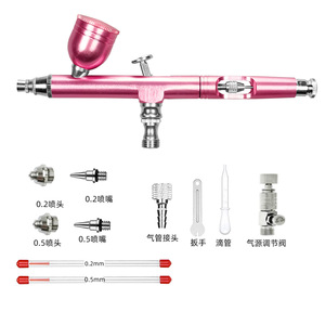 Aérographe Ar 130, calibre 0.2, 0.3, 0.5, double action, alimentation par gravité, pour travaux artistiques, décoration de gâteaux, nail art - Product Image 4