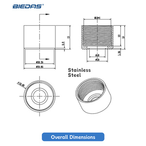 BIEDAS BYD-FJ-TJM18 ODM Service Precision Size 1 Year Warranty High Durability Metallurgy Use <strong>Temperature</strong> Sensor <strong>Cover</strong> - Product Image 5