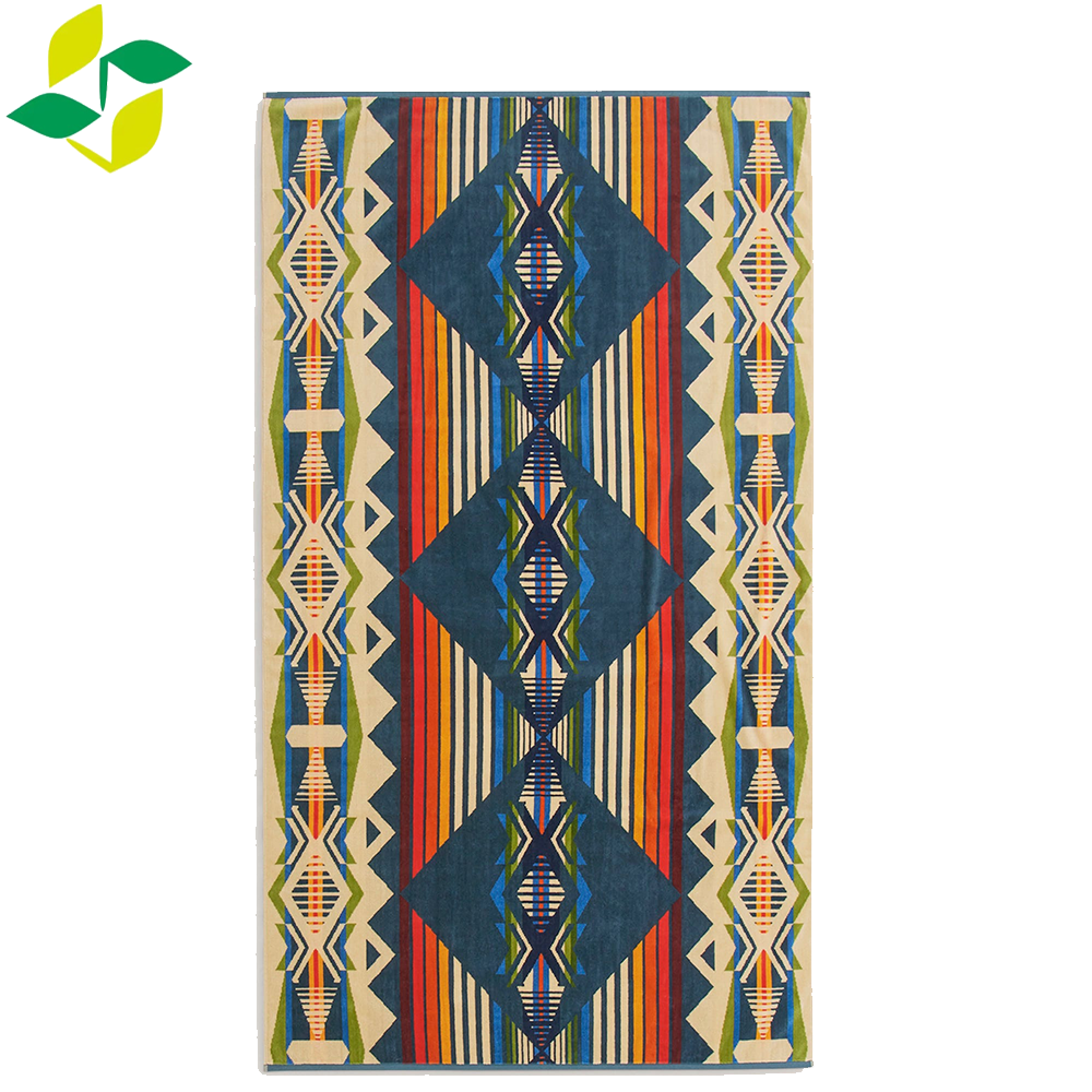 YJ Custom Logo Quick Dry Towel High Absorbent Soft Fleece for Beach Travel Bathroom Shower Hotel Home Daily Use