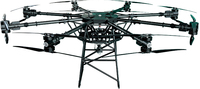 Pulvérisateur agricole UAV Shangfei à grande capacité, haute productivité, alimenté par batterie, construction en fibre de carbone pour utilisation agricole