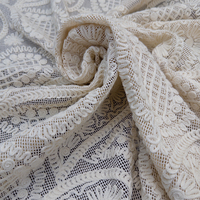 YY haute qualité 3D Paisley motif coton Polyester Texture Plaid couché dentelle broderie tissu pour femmes robe et chemisier