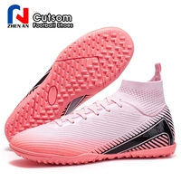 Chaussures de football à crampons courts montants, collection automne 2026, tige en PU, fabrication directe usine, OEM ODM, personnalisables