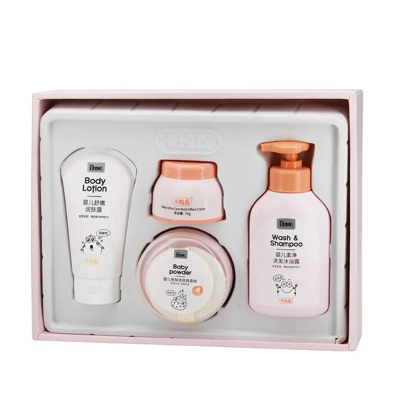 Частная торговая марка Подарочная коробка для новорожденных успокаивающий увлажняющий Ежедневный крем для кожи лосьон