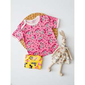 T-shirt basique pour enfants OEM, 100% coton, doux, respirant, motif uni, haut pour garçons, style décontracté quotidien, vente en gros - Product Image 1